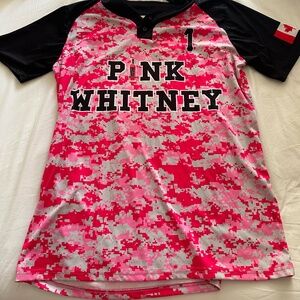 Pink Whitney Mens Baseball Jersey